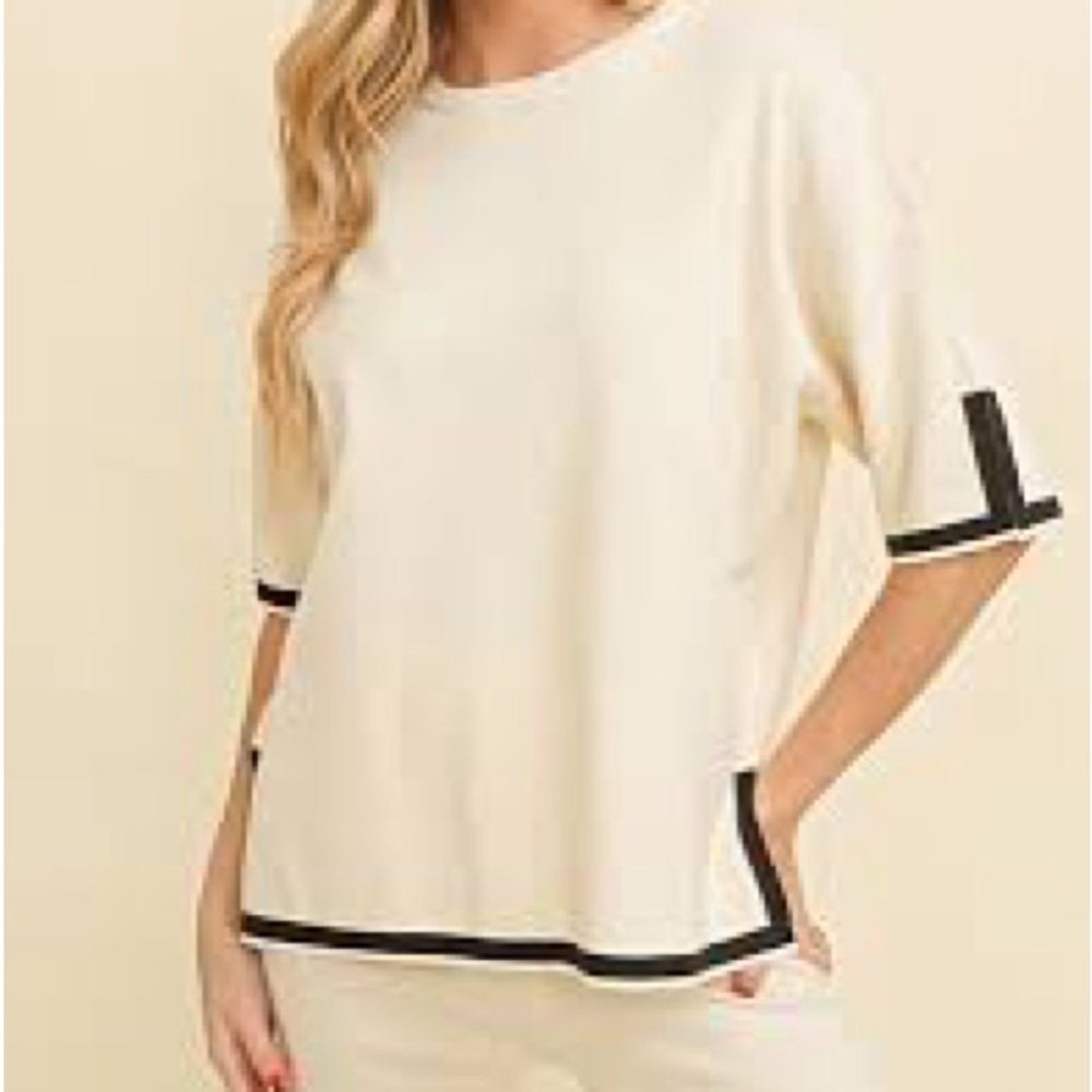 Women’s Tanming Cream Knit Lounge Top